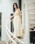 Smocked Dobby Maxi Dress