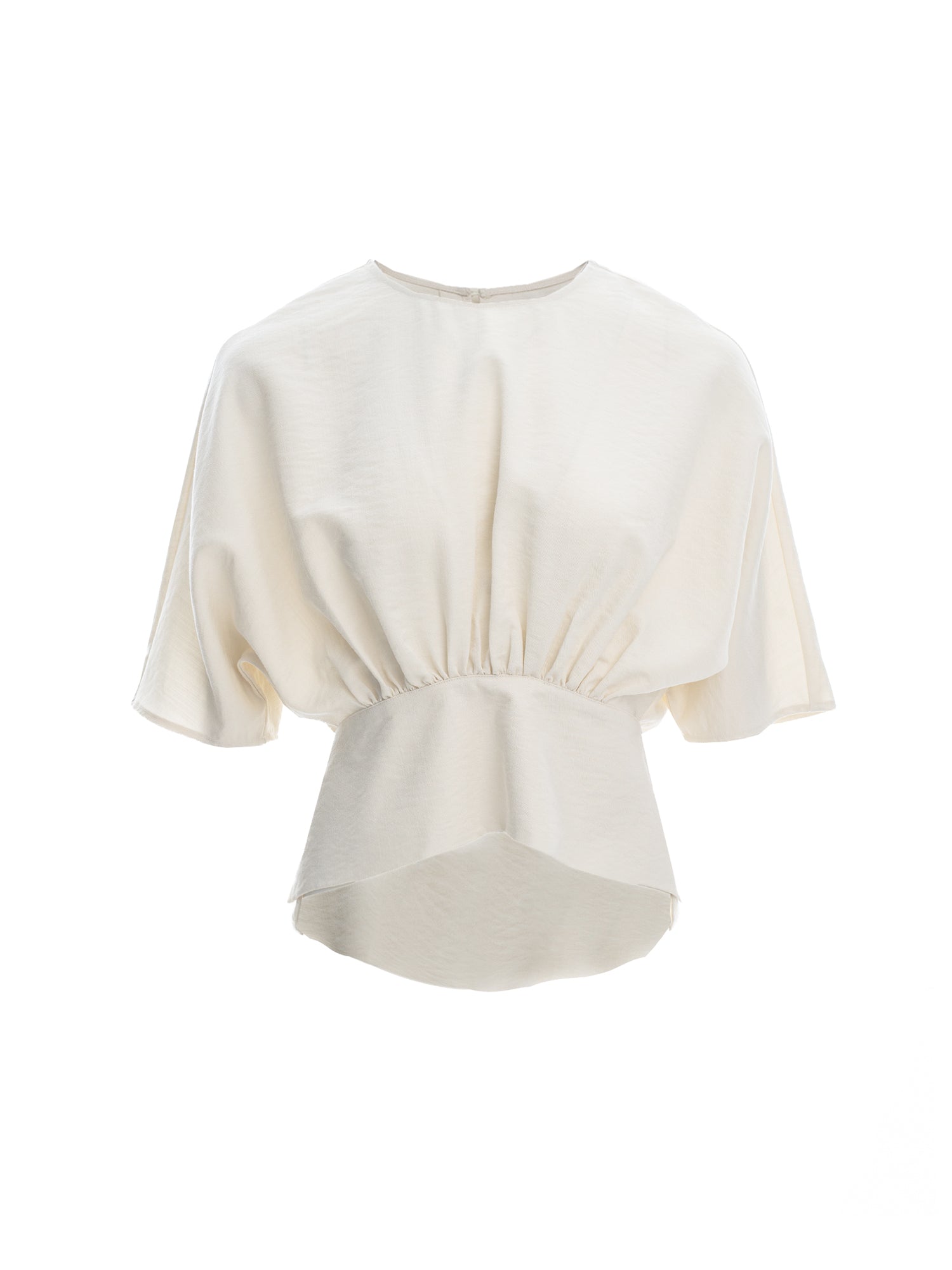Casual Tie-Waist Blouse