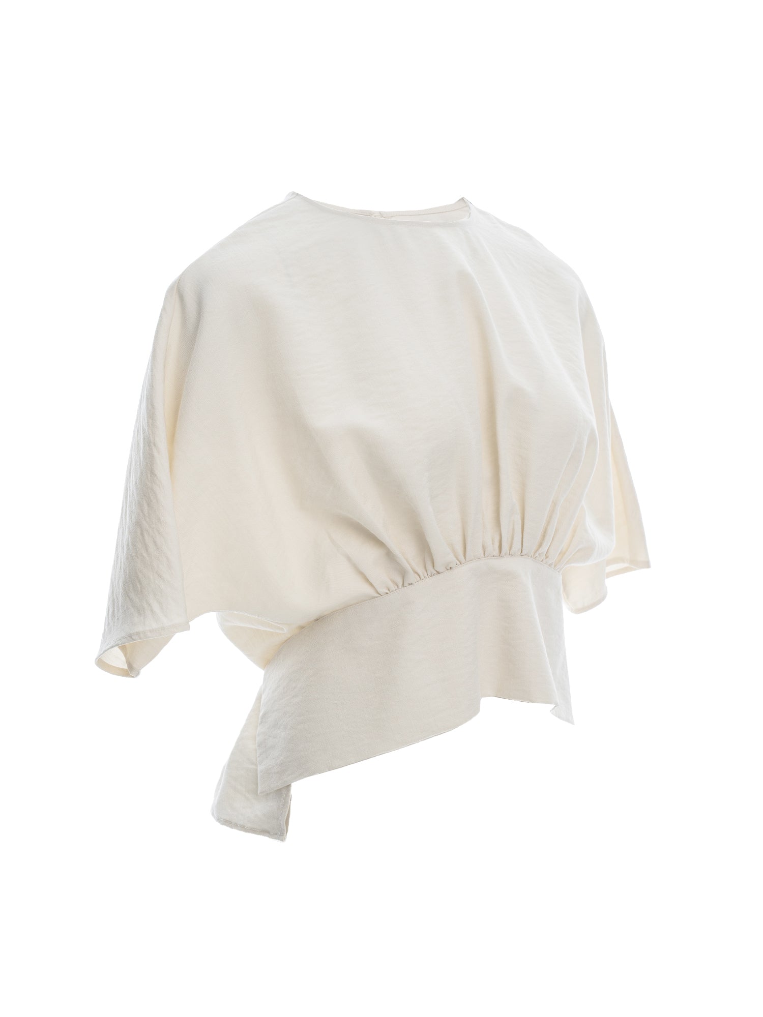 Casual Tie-Waist Blouse
