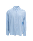 Textured Button-Down Loose-Fit Shirt