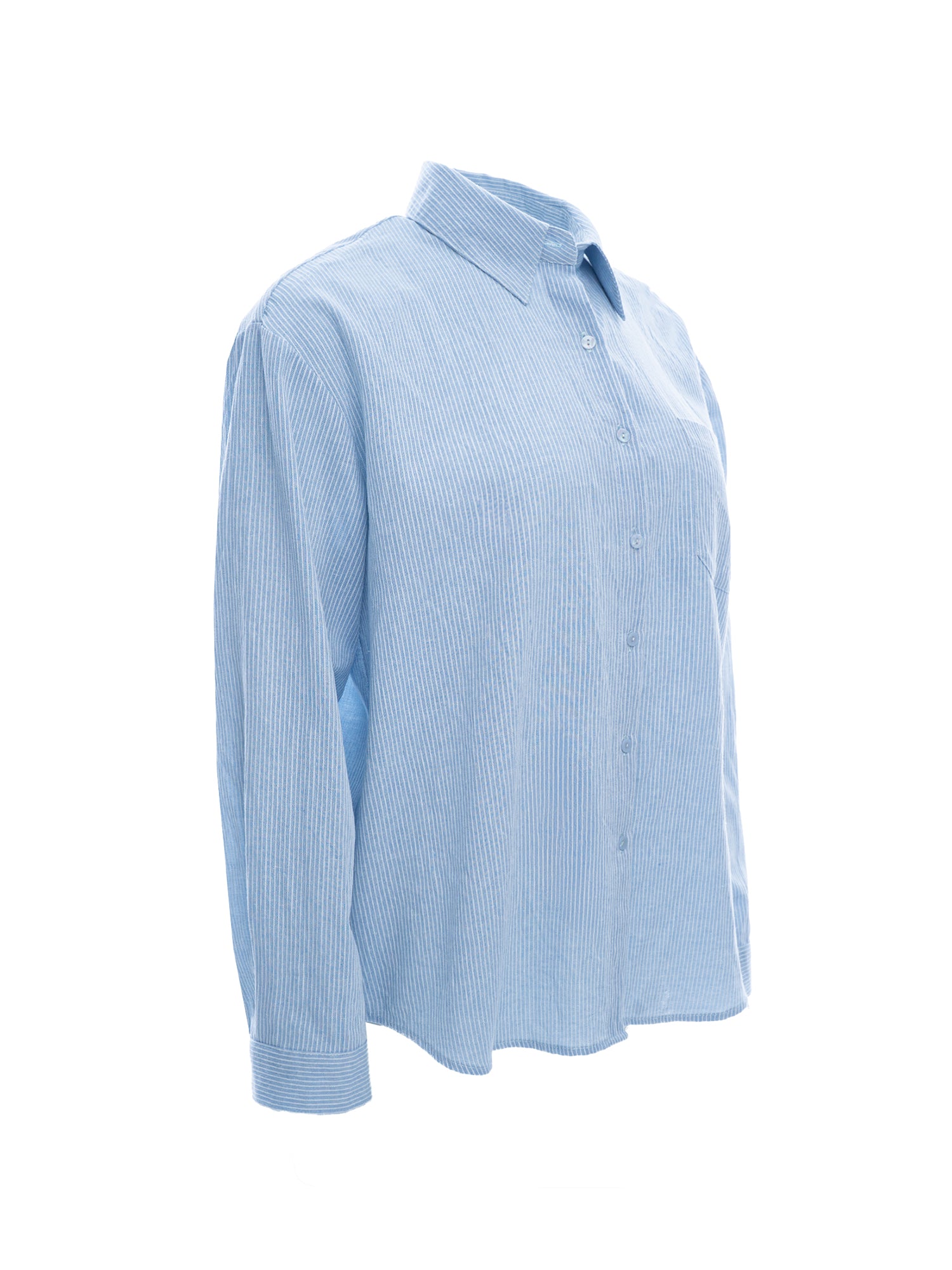 Textured Button-Down Loose-Fit Shirt