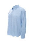 Textured Button-Down Loose-Fit Shirt