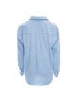 Textured Button-Down Loose-Fit Shirt