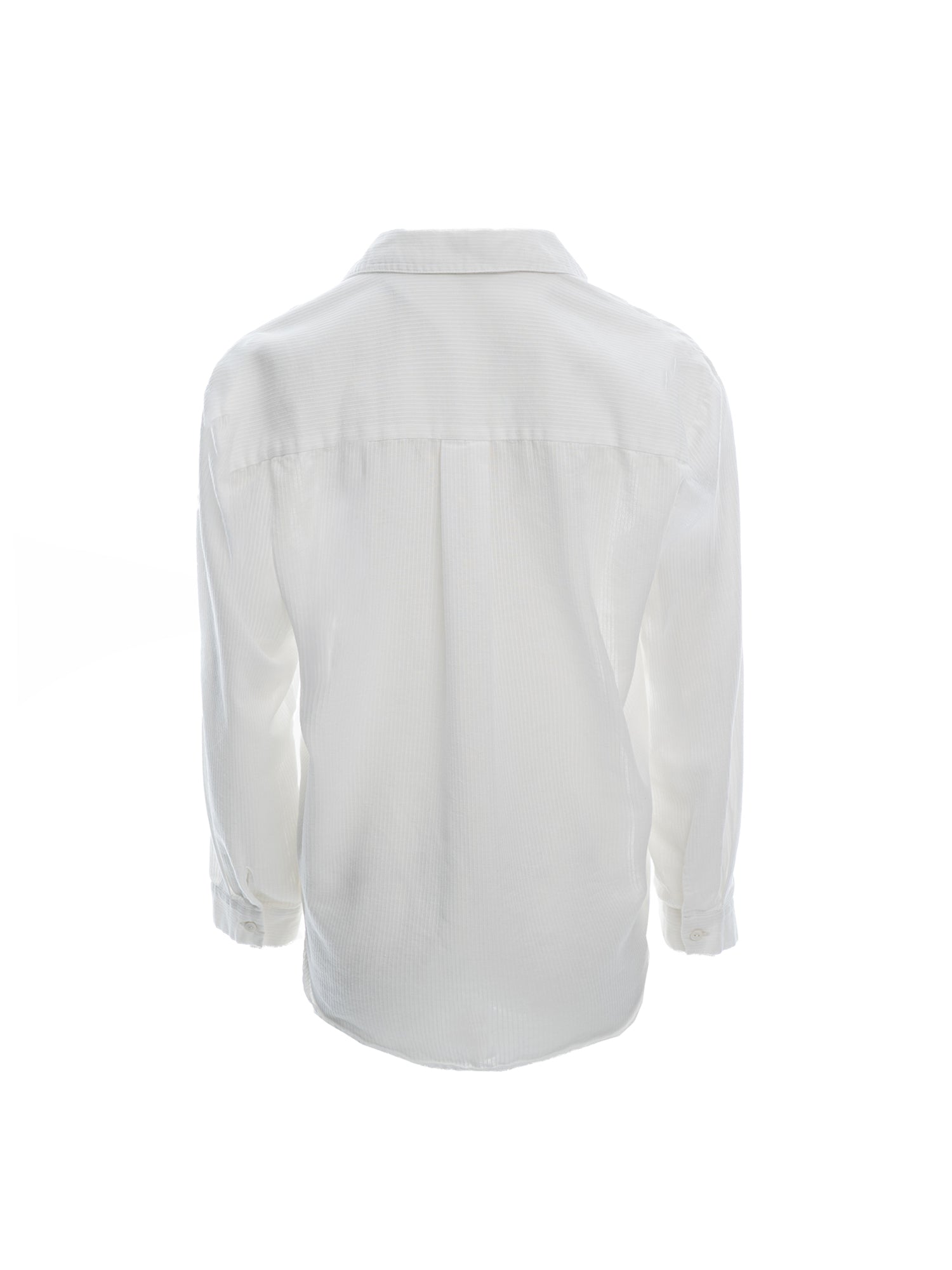 Textured Button-Down Loose-Fit Shirt