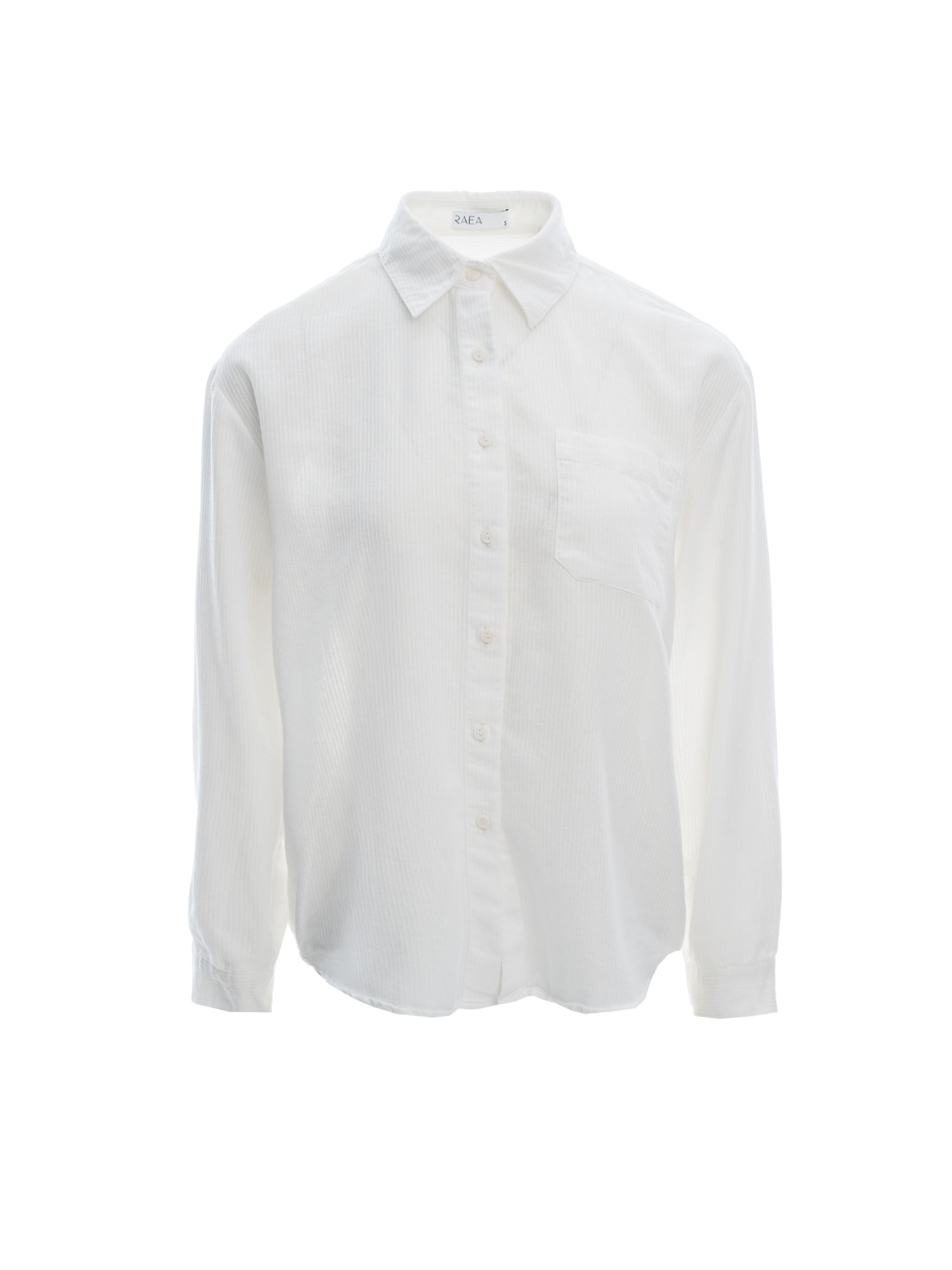 Textured Button-Down Loose-Fit Shirt