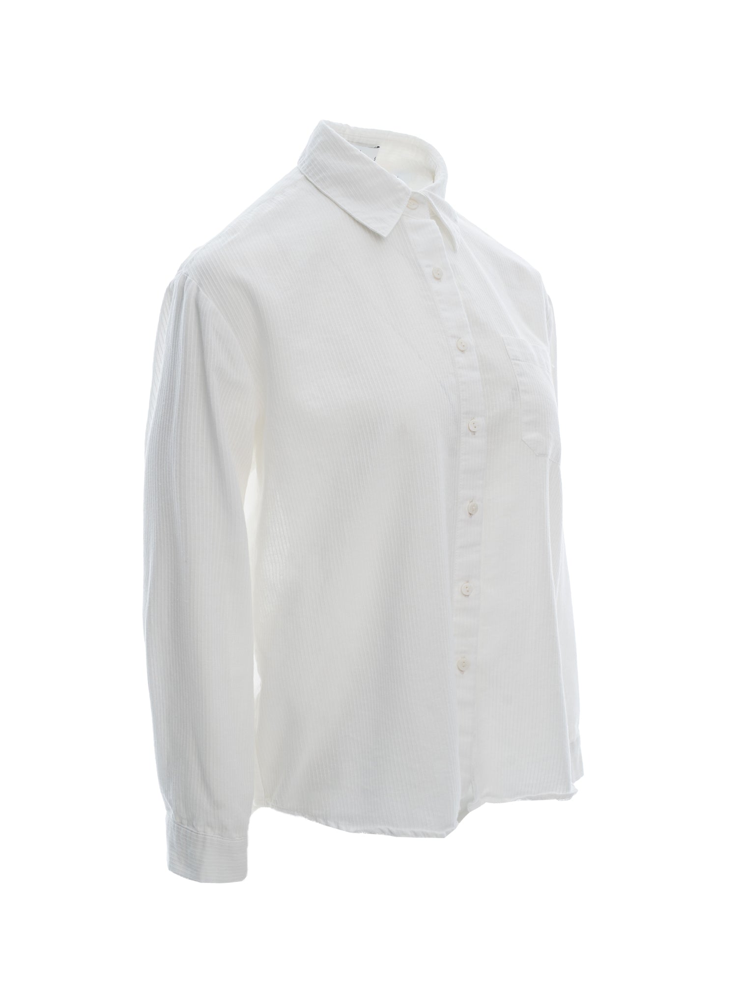 Textured Button-Down Loose-Fit Shirt