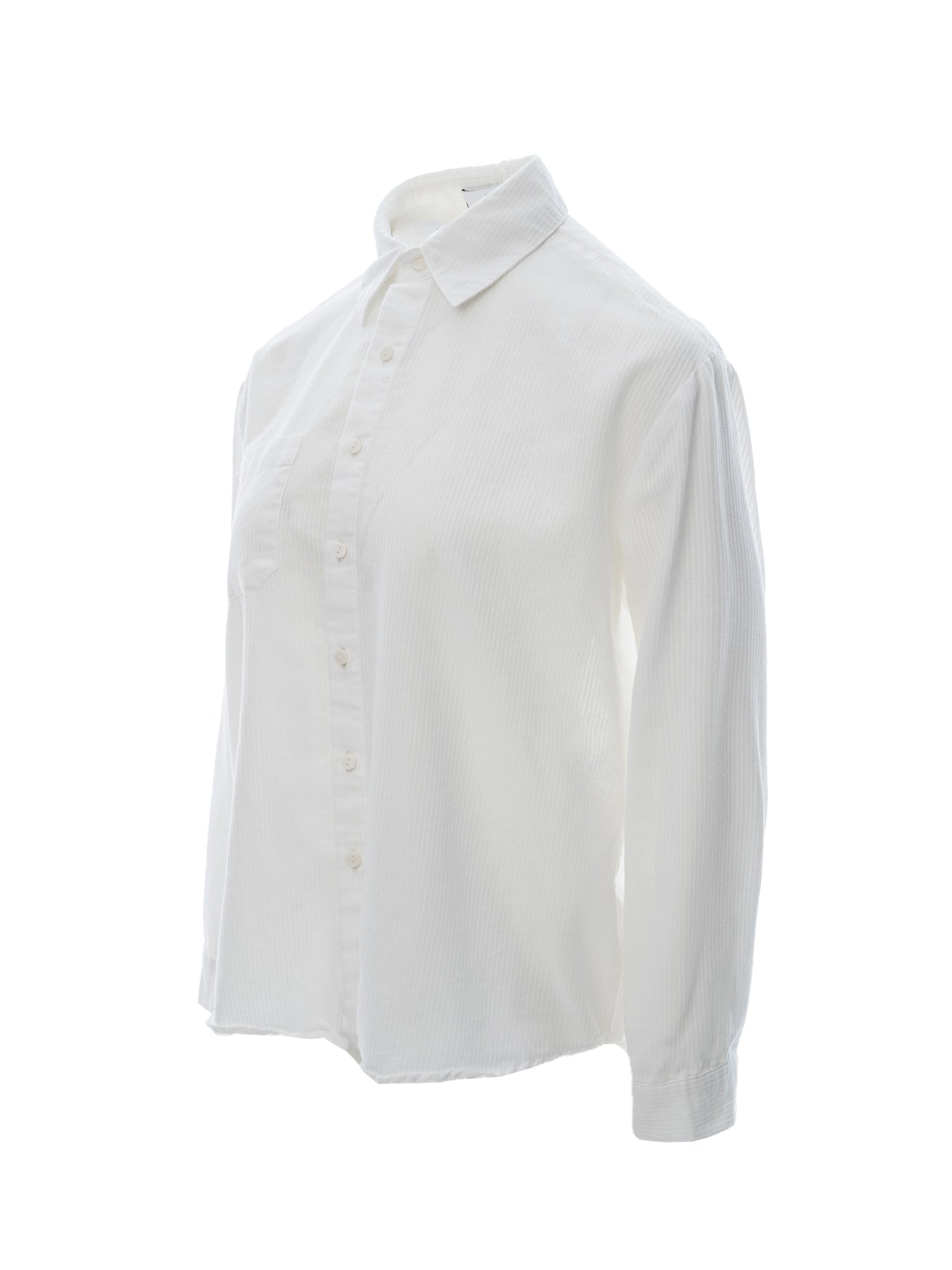 Textured Button-Down Loose-Fit Shirt