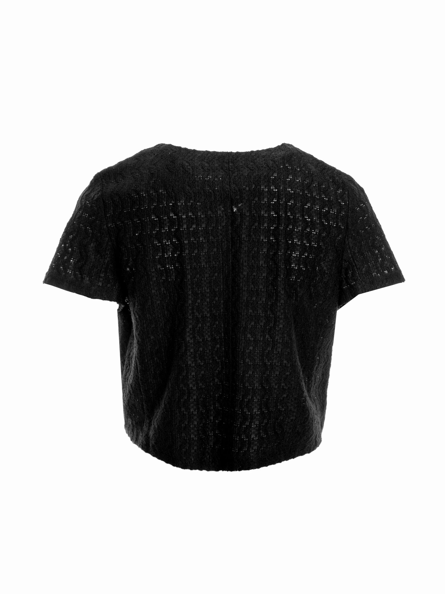 Lace Tie-Front Cardigan