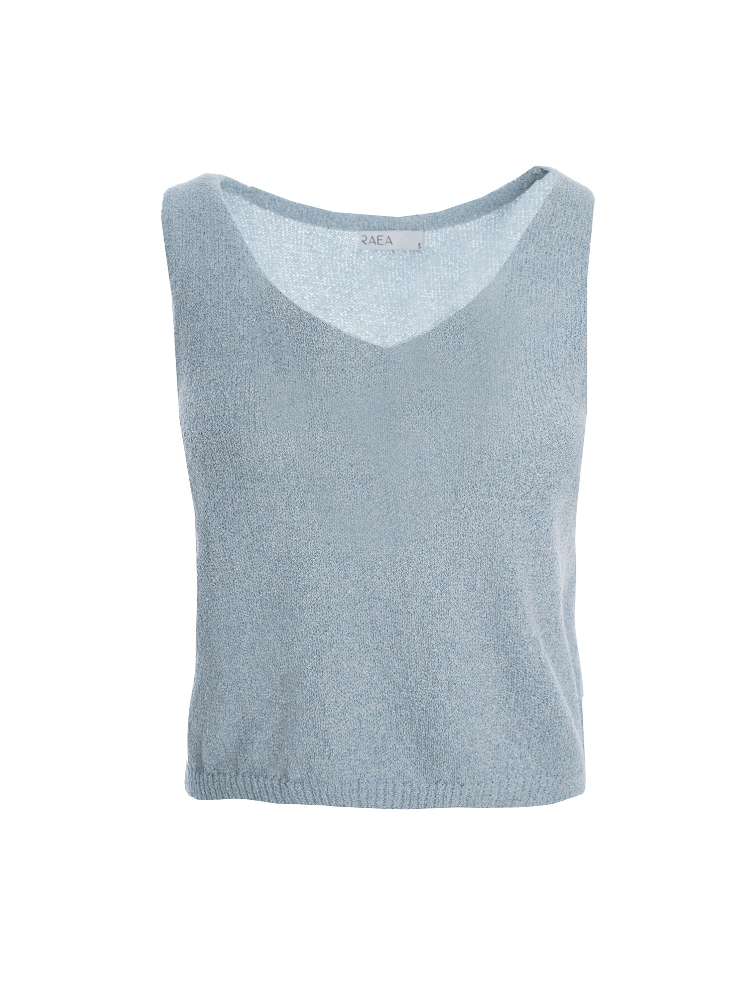 V-Neck Sleeveless Knit Top