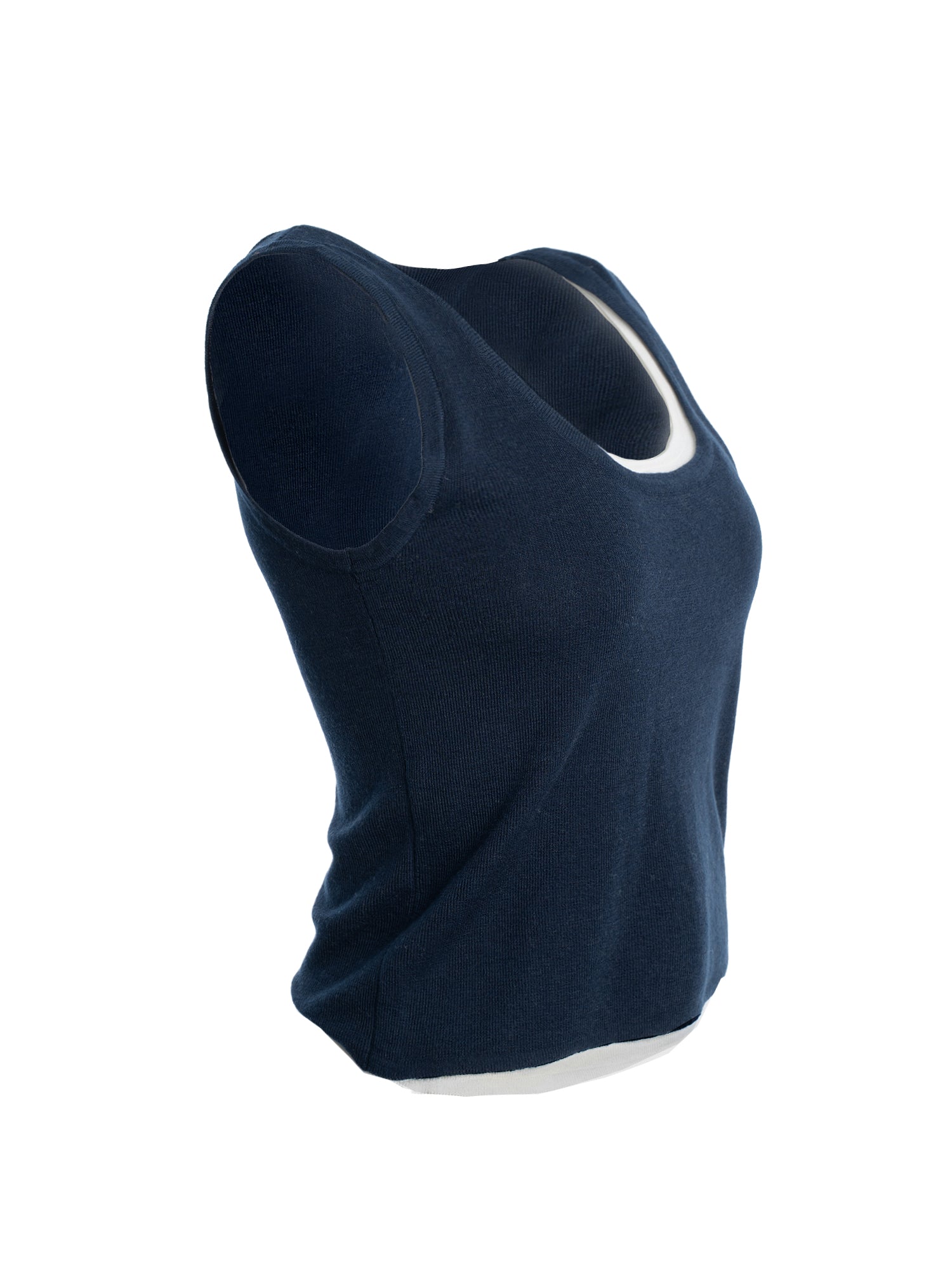 Scoop Neck Knit Tank Top