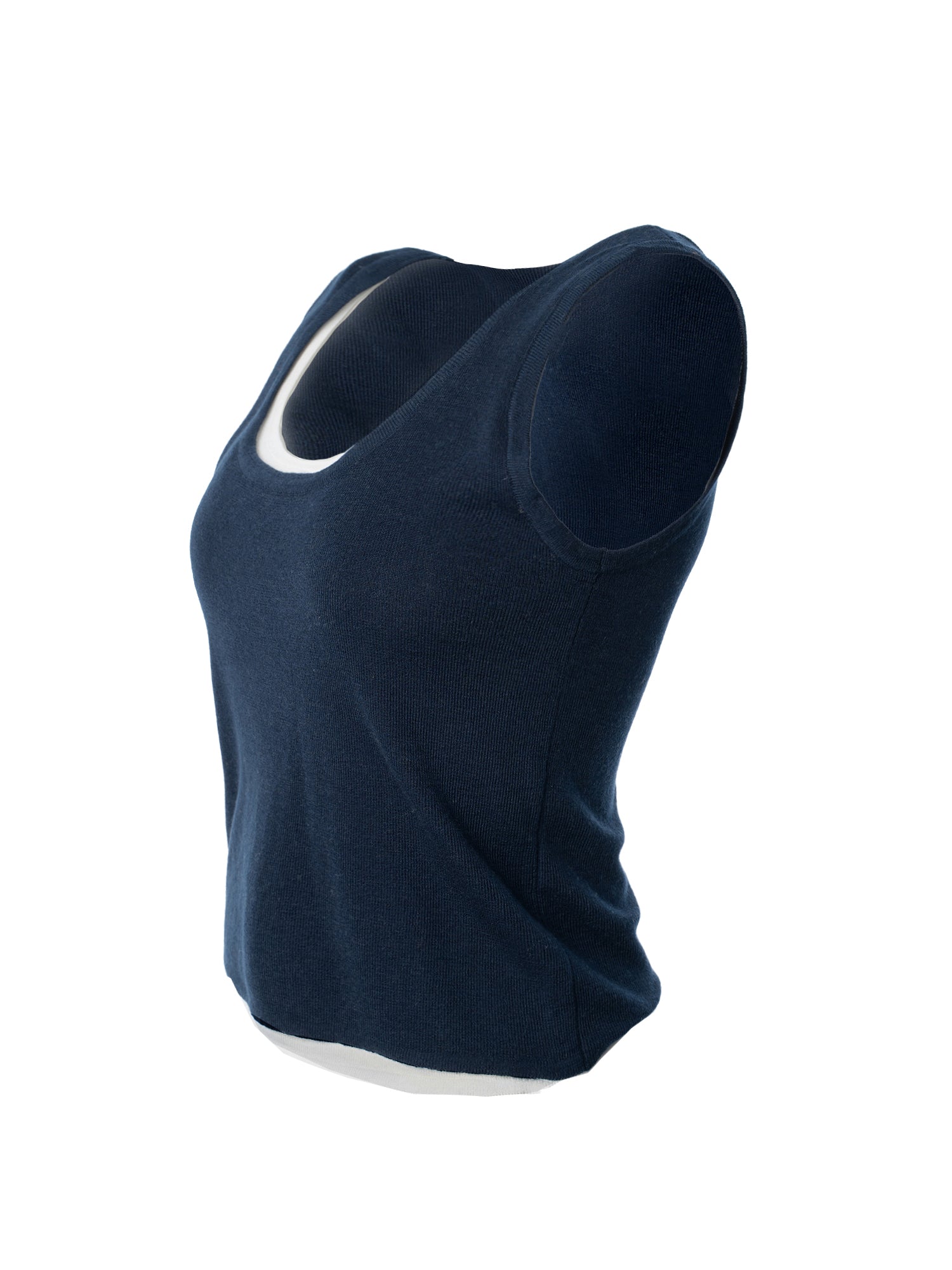 Scoop Neck Knit Tank Top