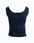 Scoop Neck Knit Tank Top