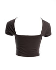 Open-Back Cropped Top