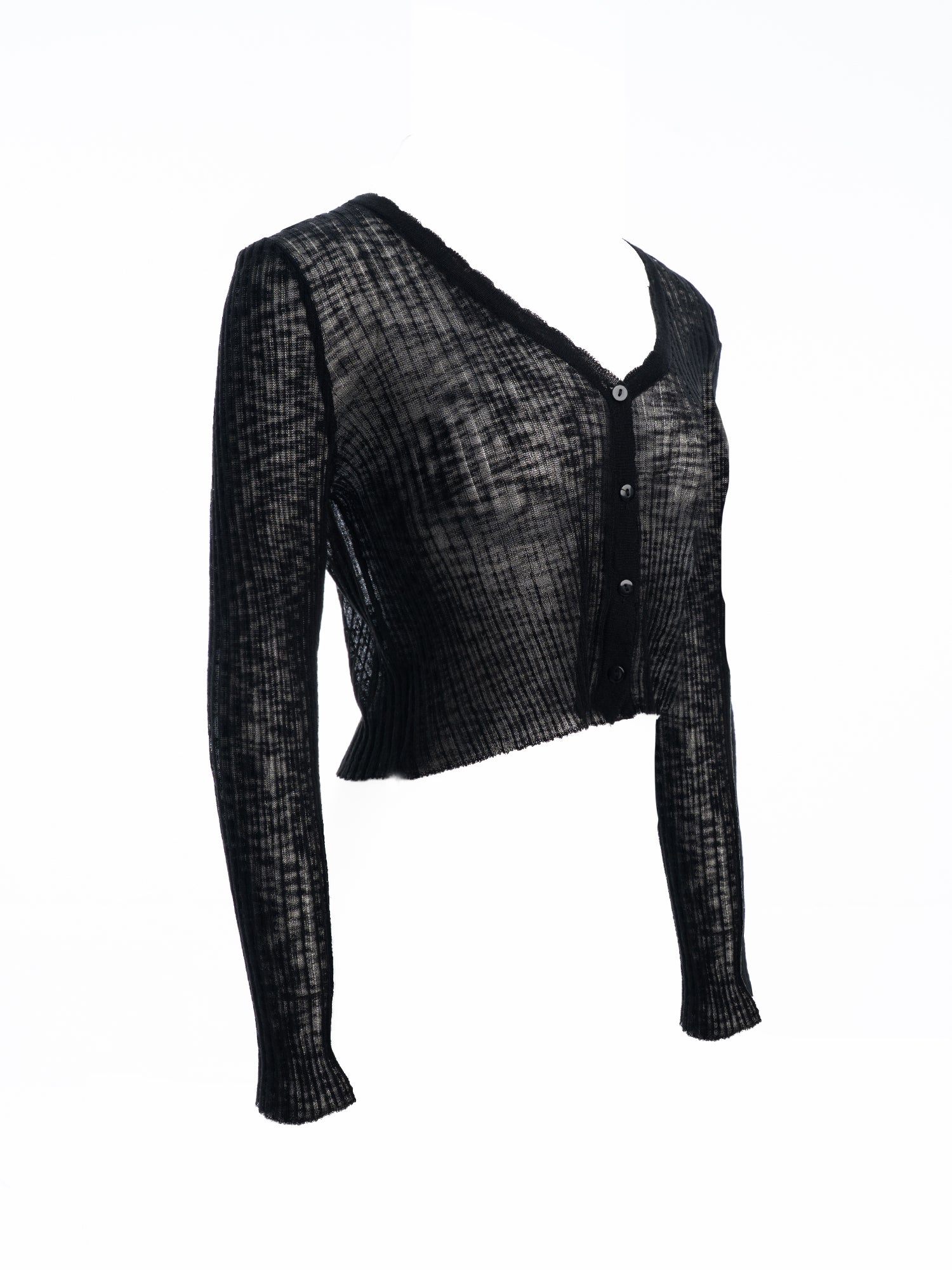 V-Neck Knit Cardigan