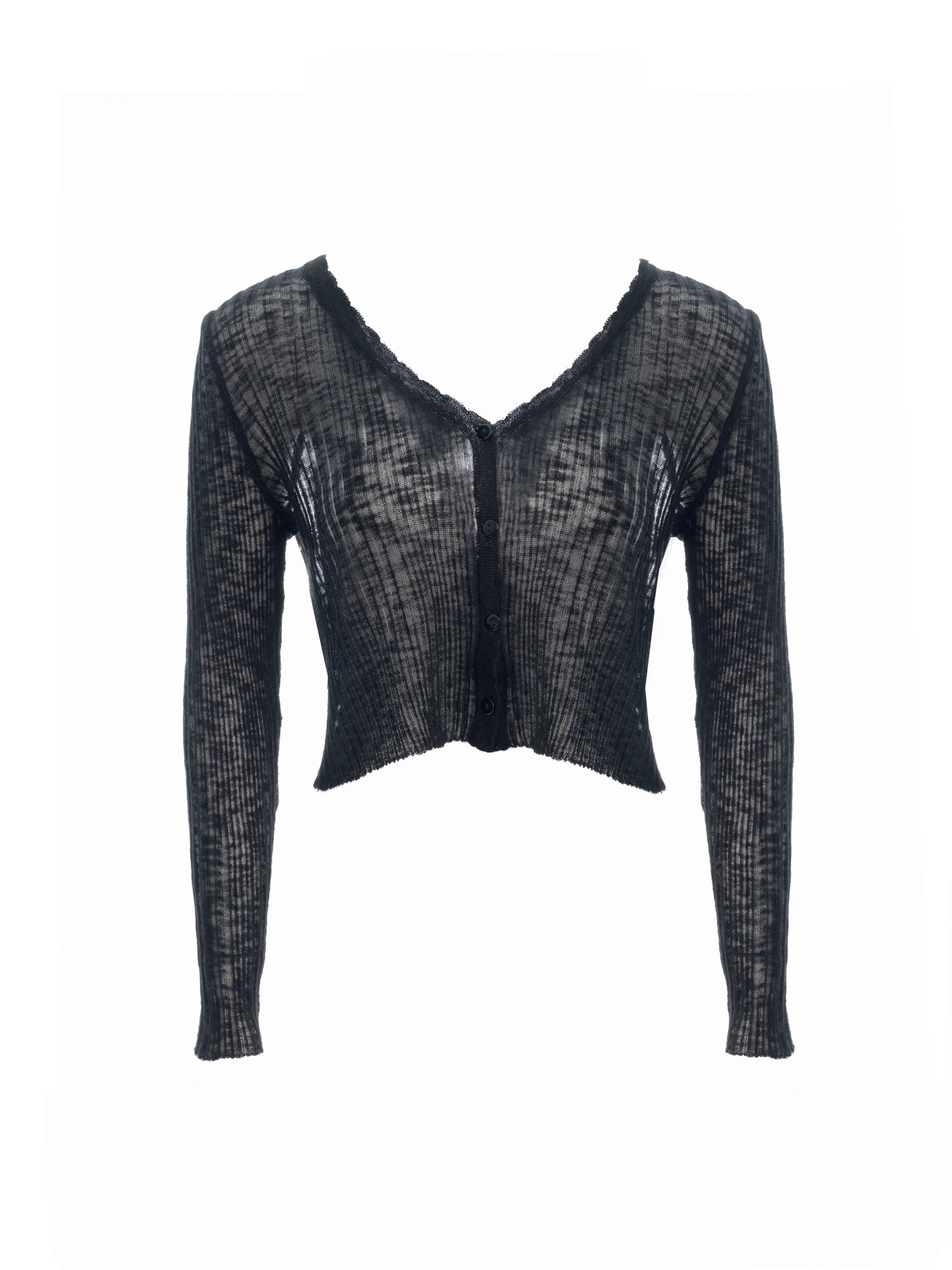 V-Neck Knit Cardigan