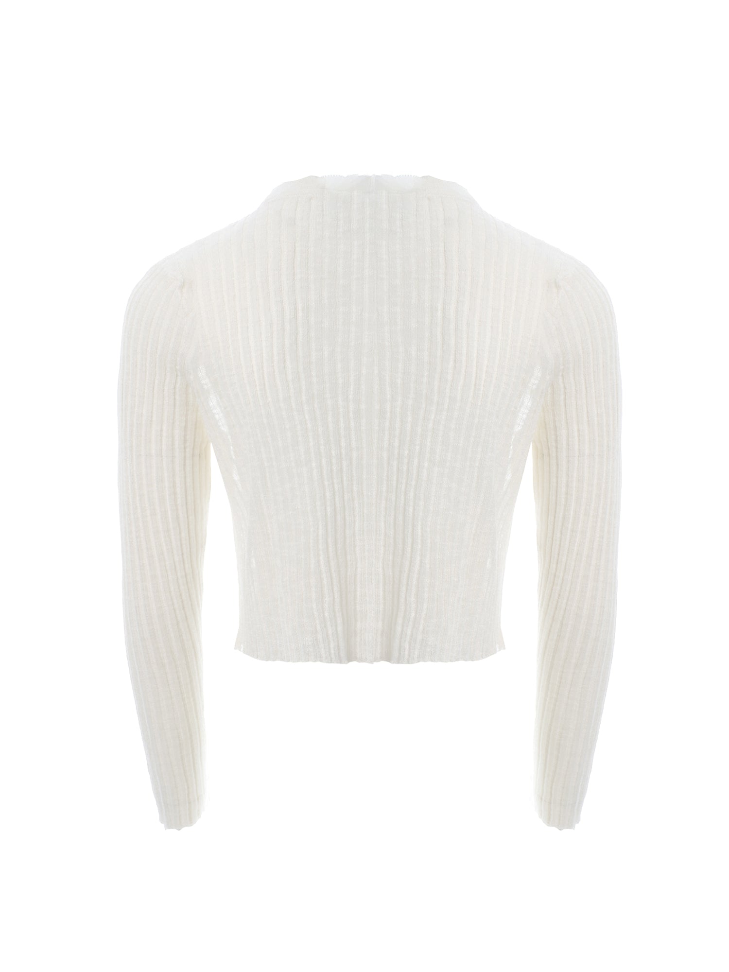 V-Neck Knit Cardigan