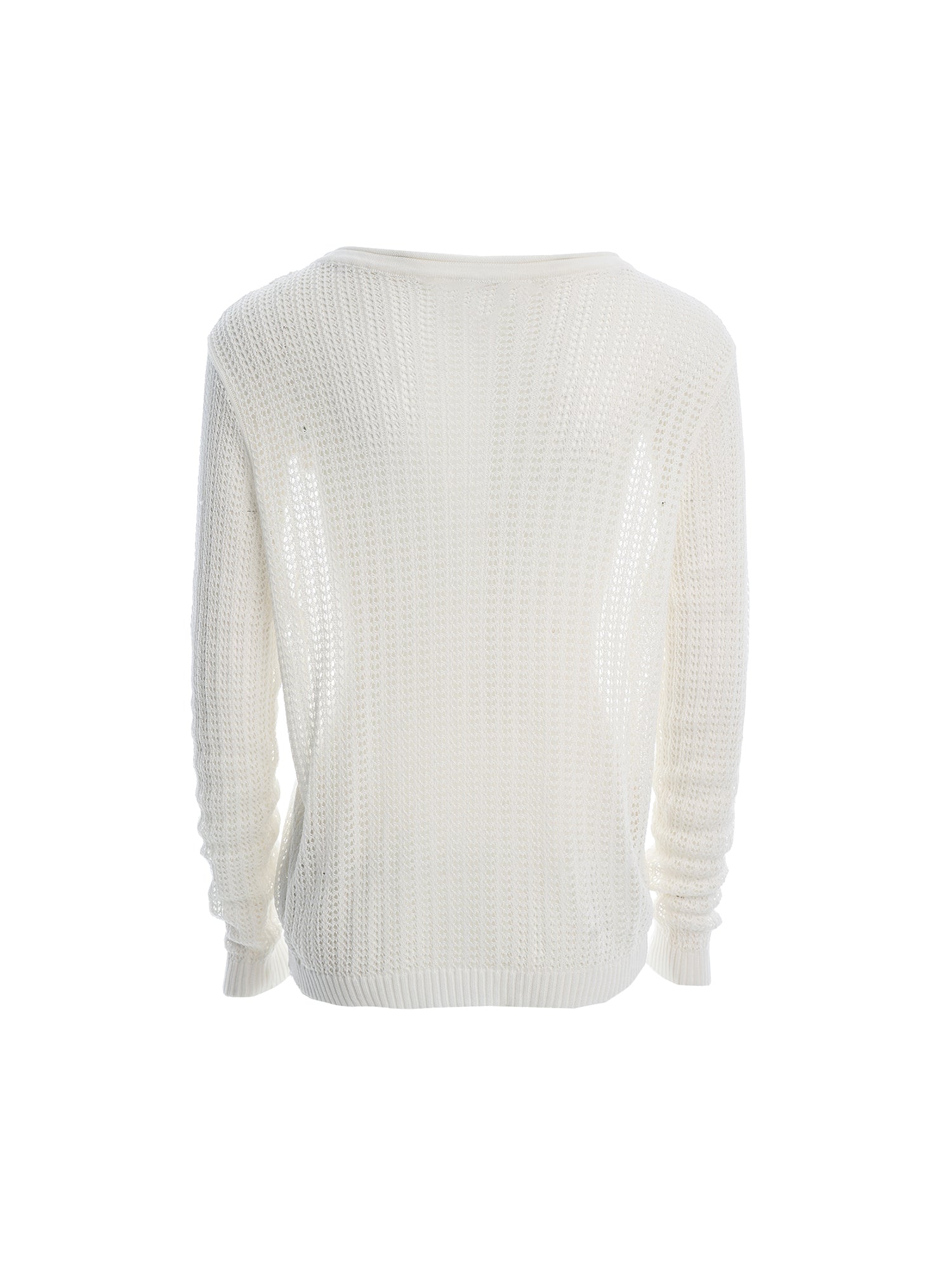 Netting Long Sleeve Knit Top
