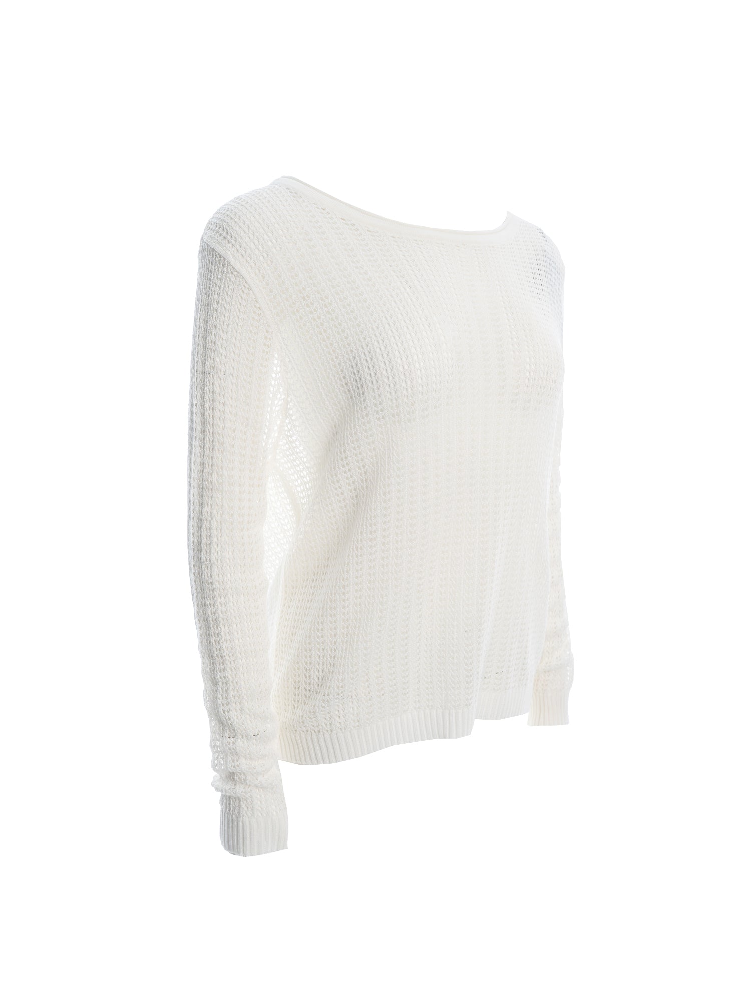 Netting Long Sleeve Knit Top