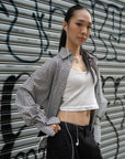 Checkered Button-Down Shirt