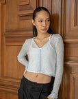 V-Neck Knit Cardigan