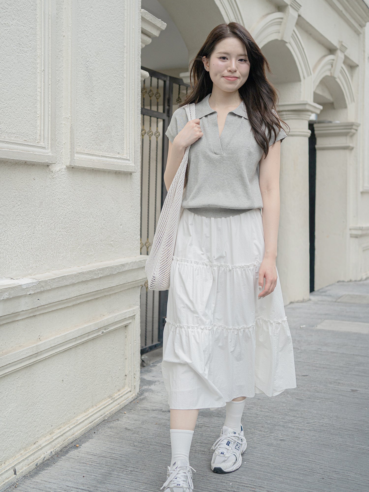 Tiered Maxi Skirt