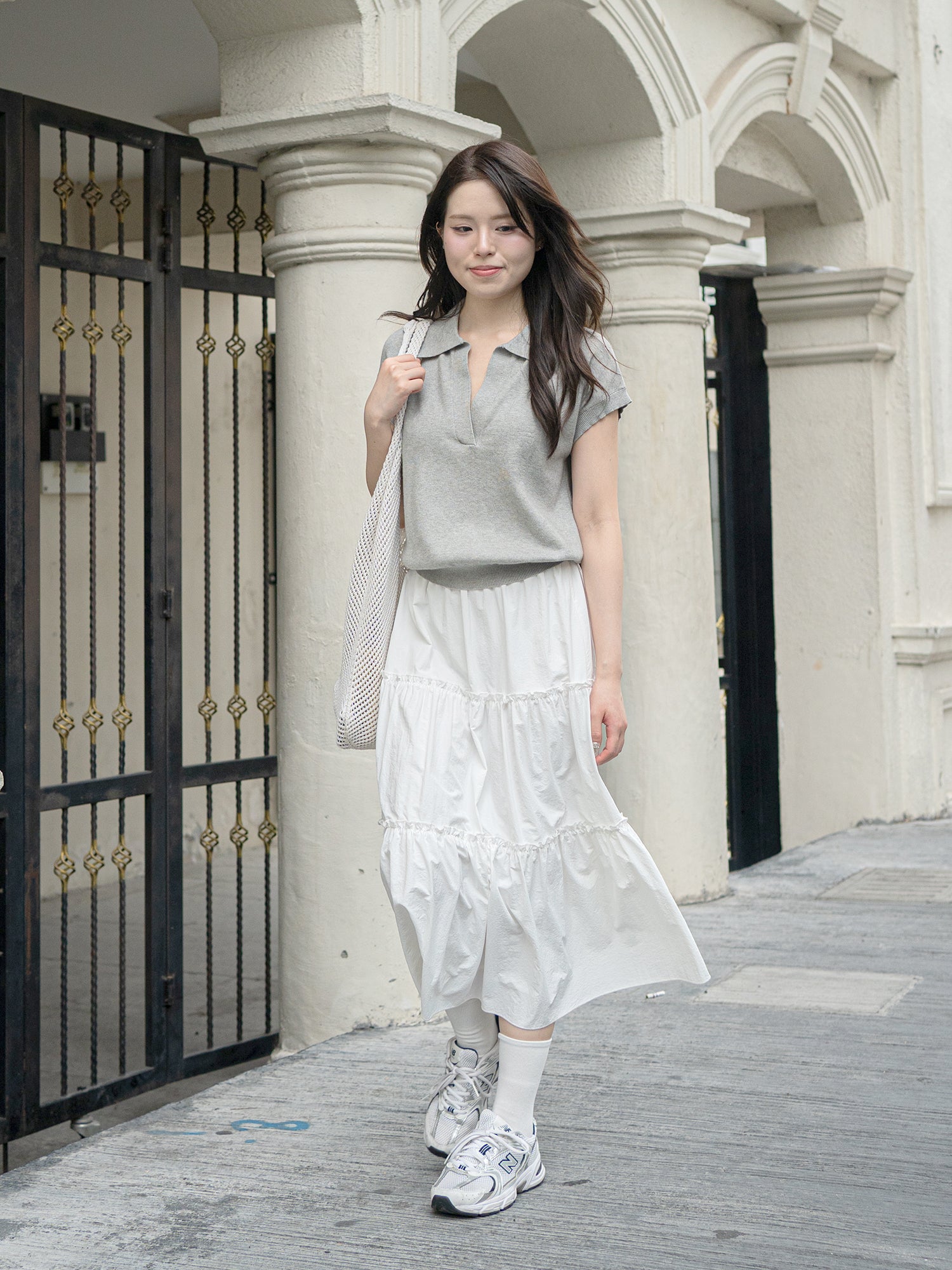 Tiered Maxi Skirt