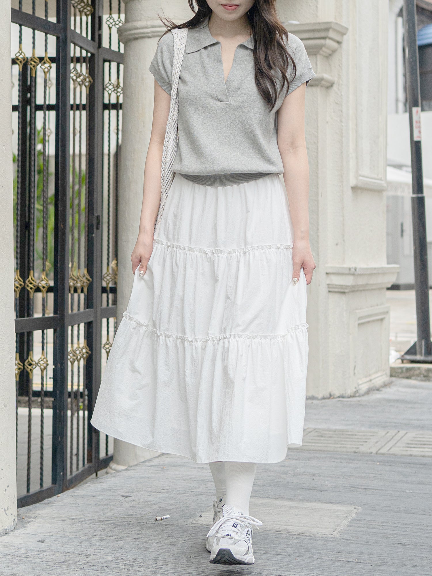 Tiered Maxi Skirt