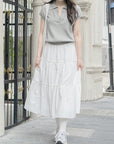 Tiered Maxi Skirt
