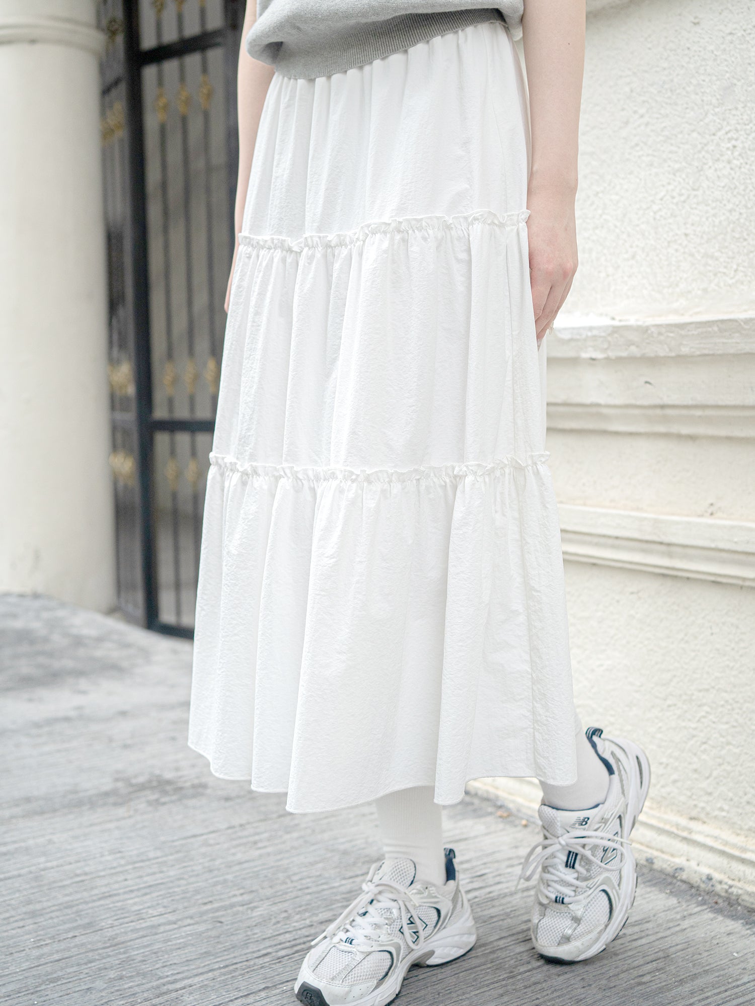 Tiered Maxi Skirt