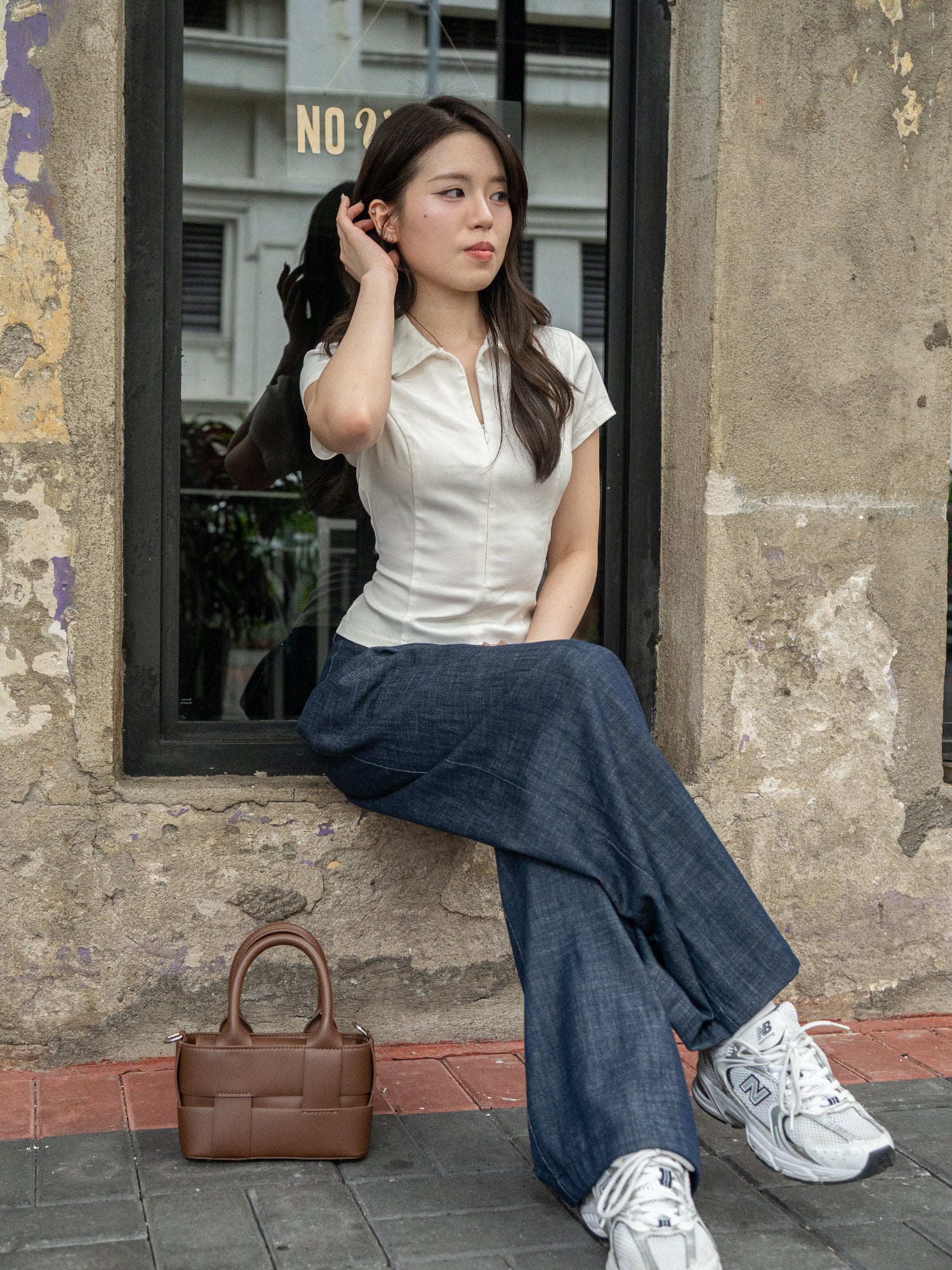 Short-Sleeve Fitted Shirt