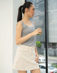 Scoop Neck Knit Tank Top