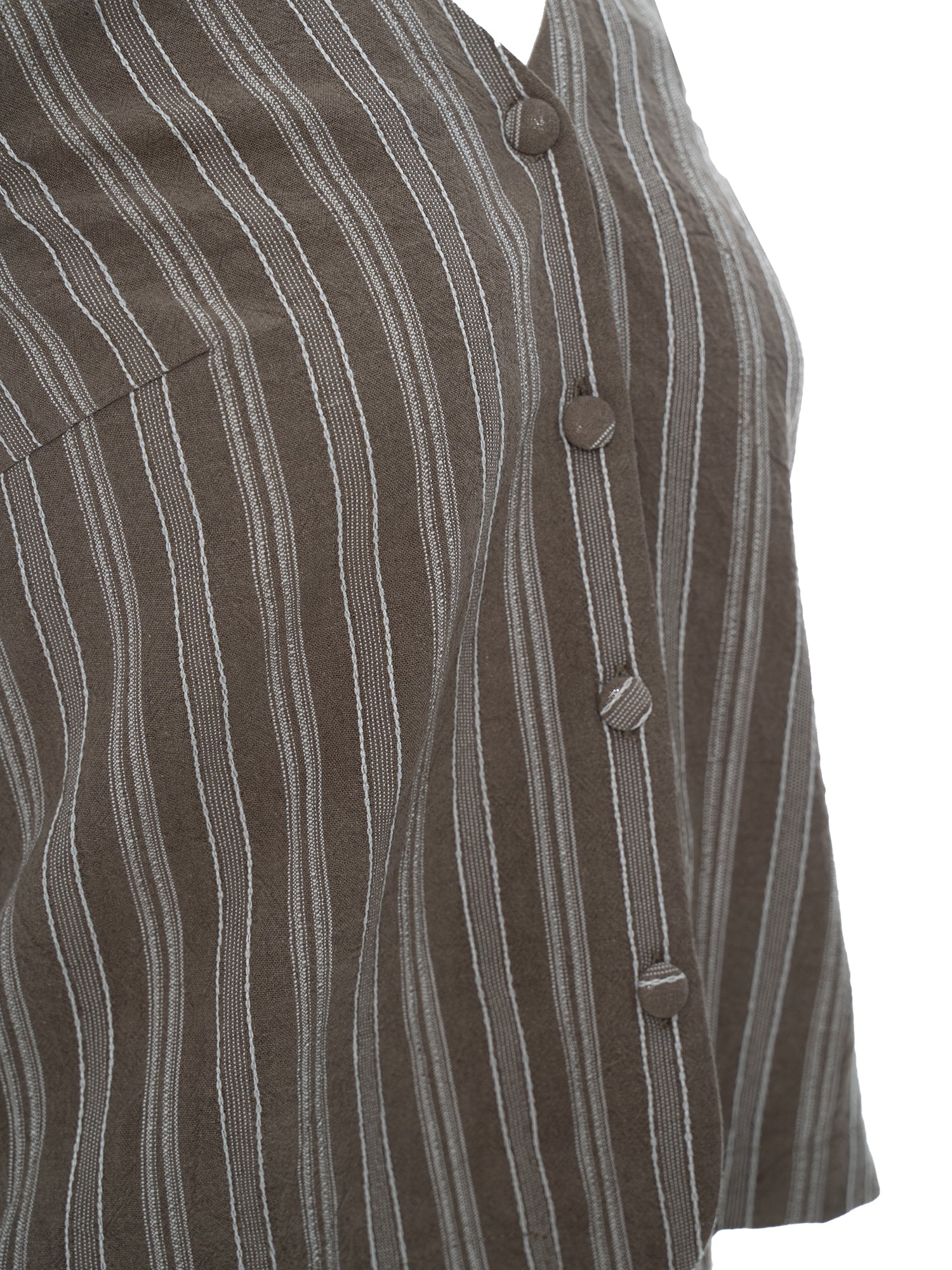 Pinstripe Halter Vest Top