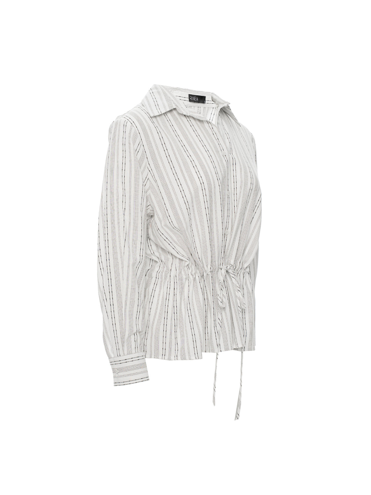 Pinstripe Peplum Blouse