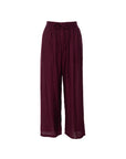 Fluid Wide-Leg Drape Pants