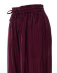 Fluid Wide-Leg Drape Pants