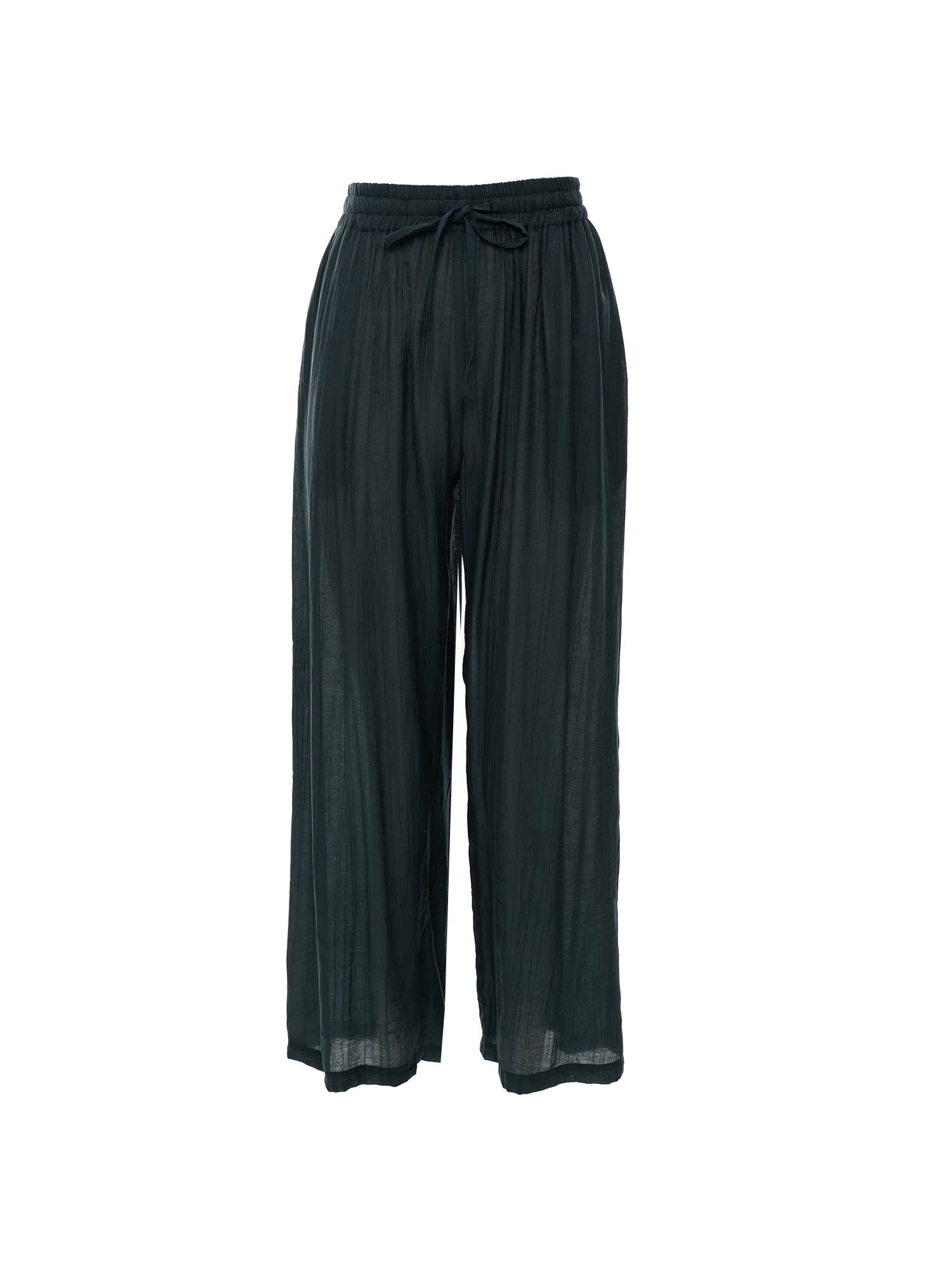 Fluid Wide-Leg Drape Pants