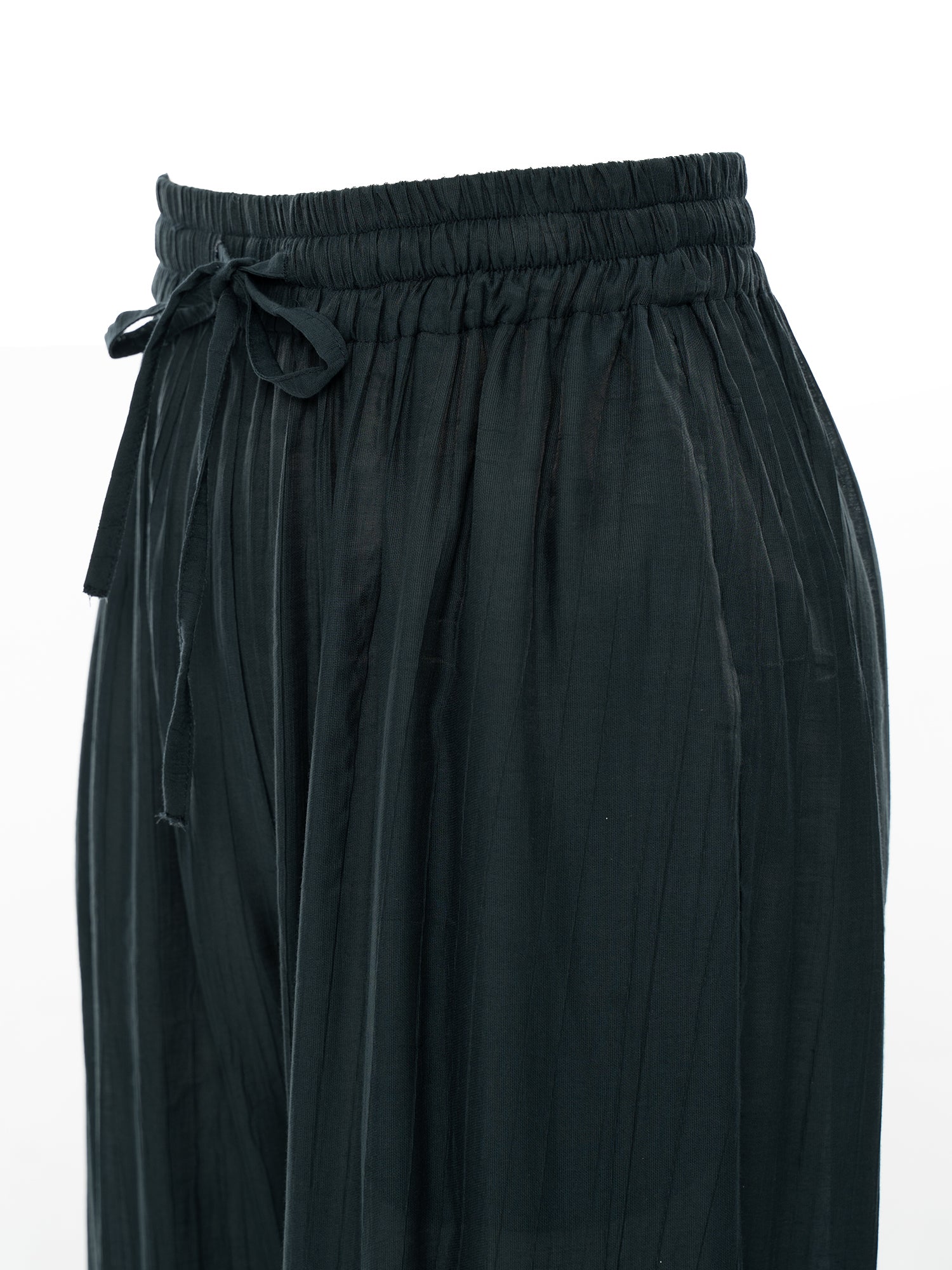 Fluid Wide-Leg Drape Pants
