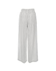 Textured Pinstripe Drawstring Pant