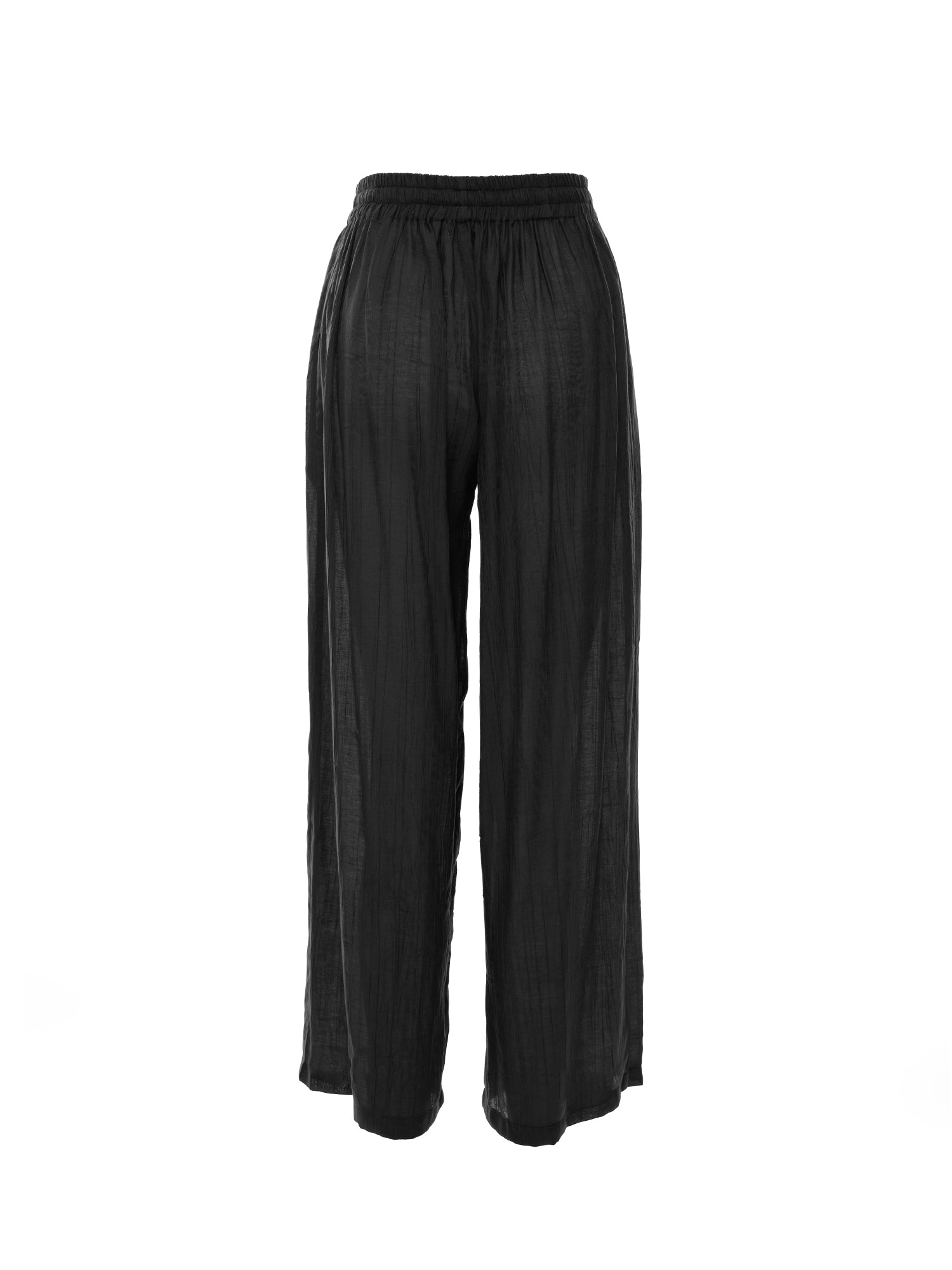 Fluid Wide-Leg Drape Pants
