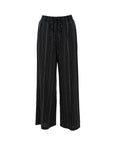 Textured Pinstripe Drawstring Pant