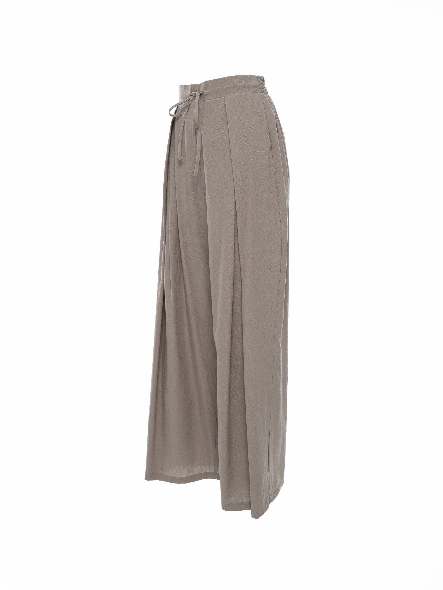 Pleated Wide Leg Trouser