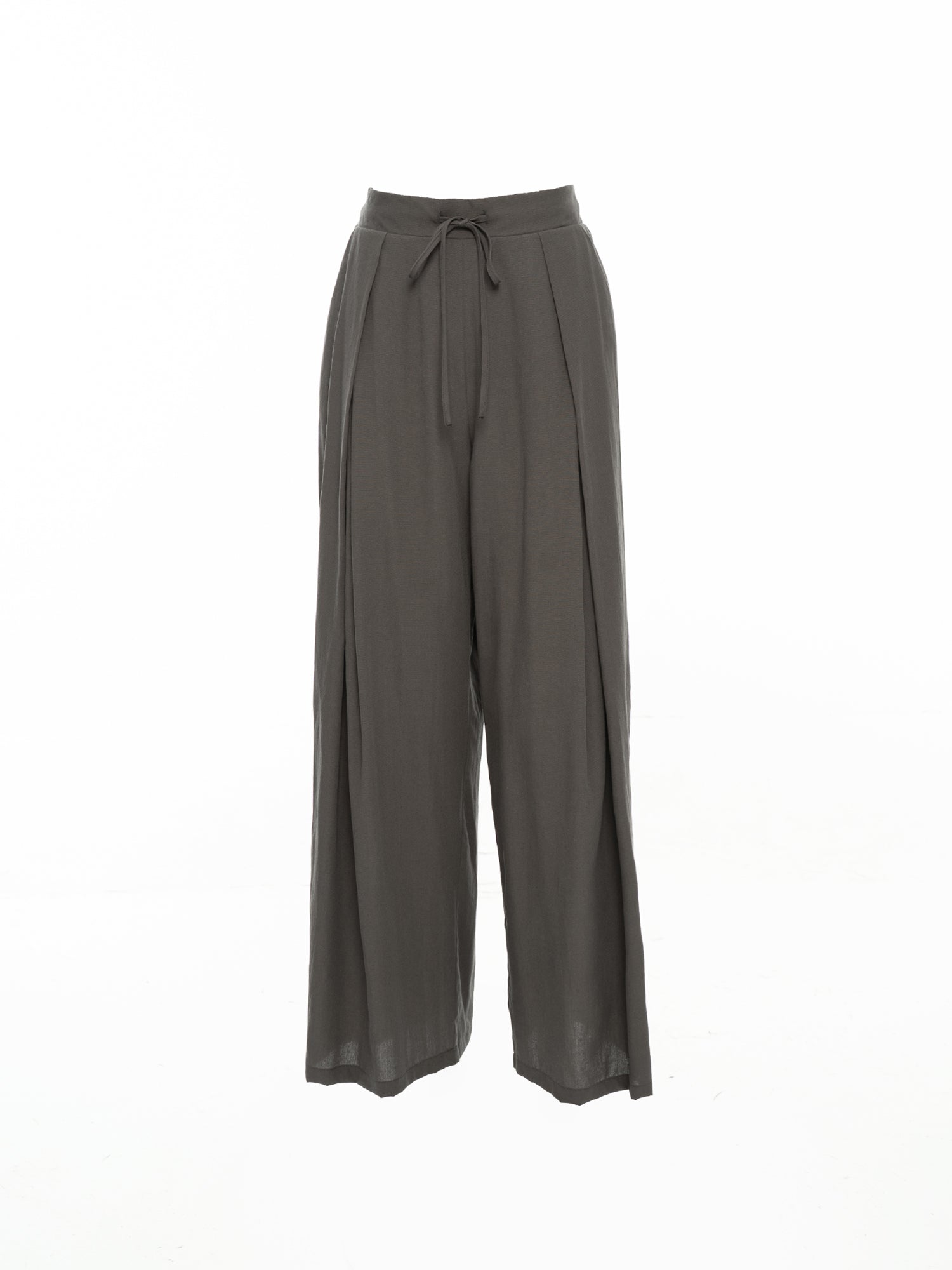 Pleated Wide Leg Trouser
