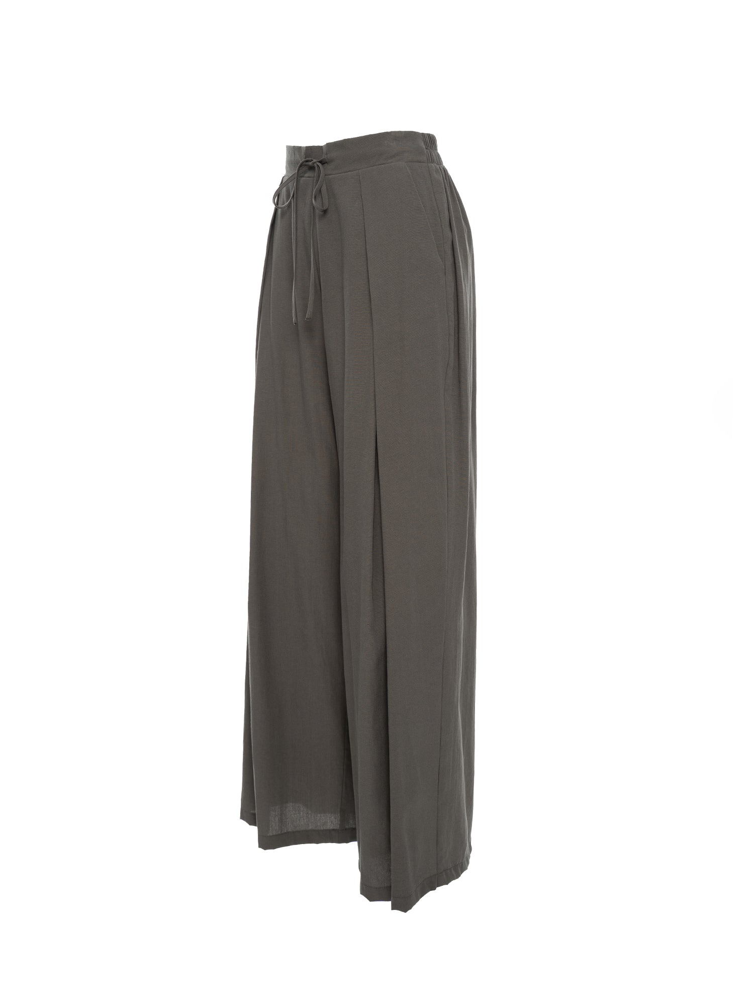Pleated Wide Leg Trouser