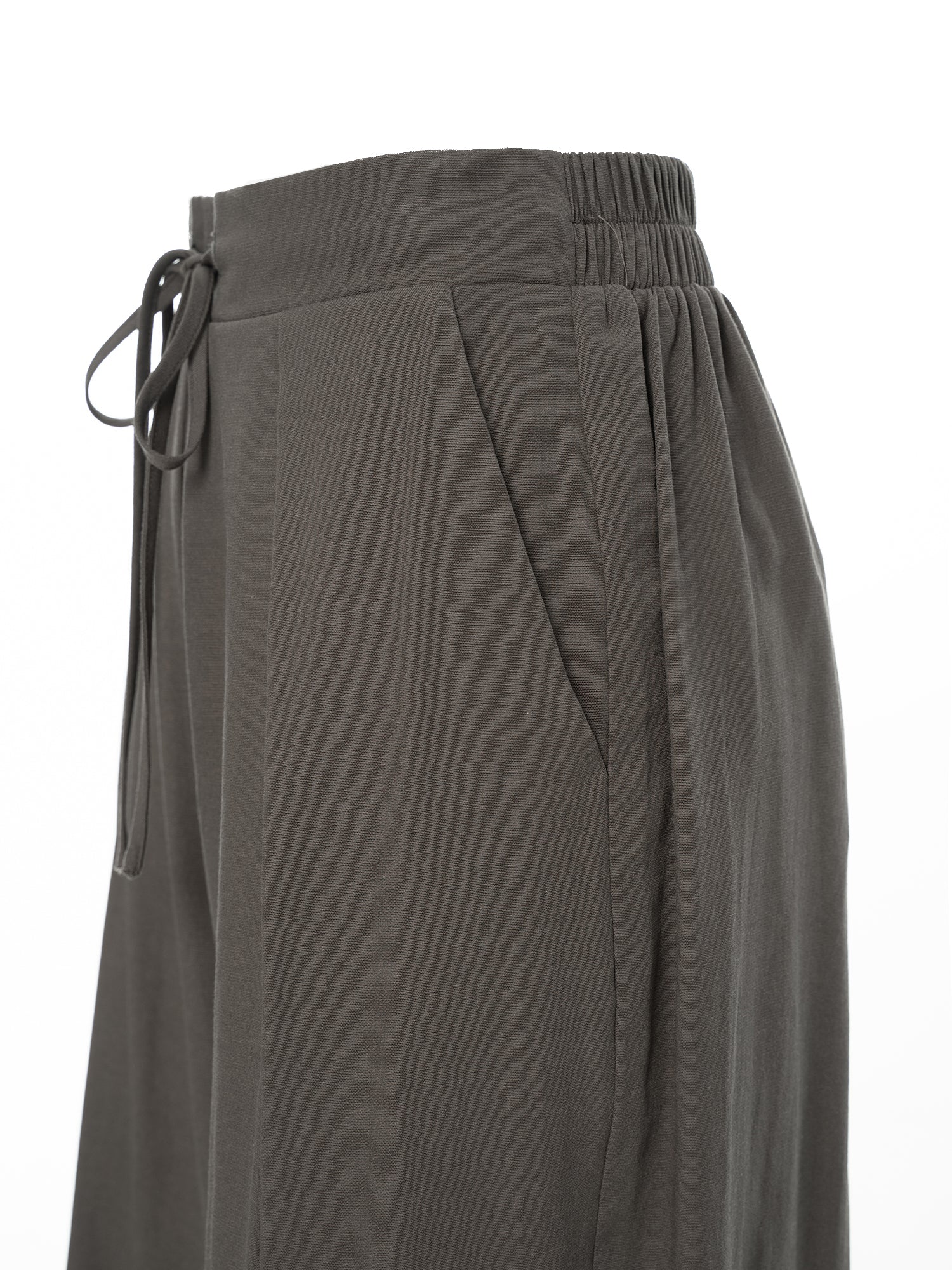 Pleated Wide Leg Trouser