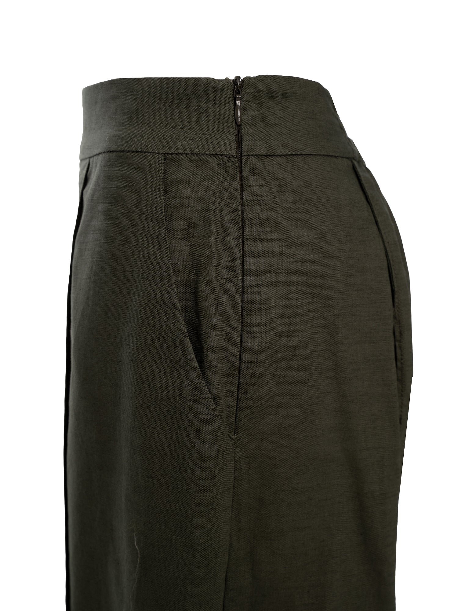 Front-Seam Wide-Leg Trouser