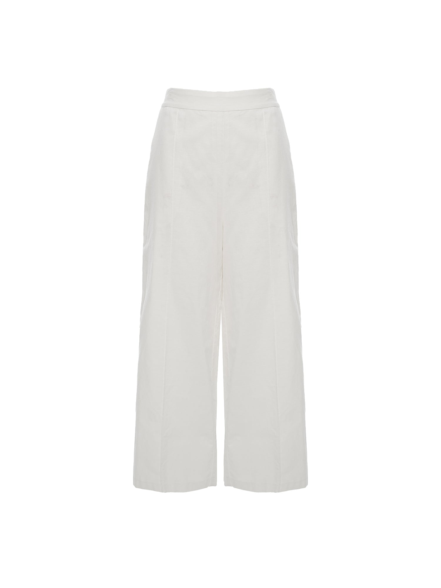 Front-Seam Wide-Leg Trouser