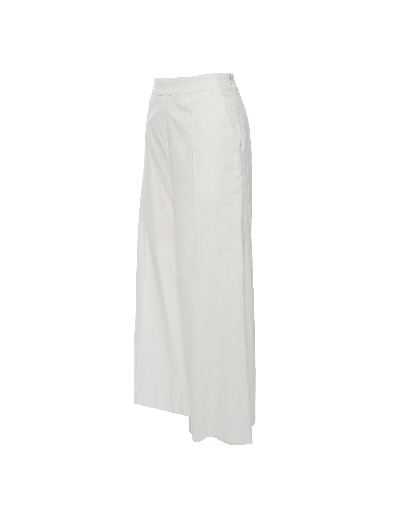 Front-Seam Wide-Leg Trouser