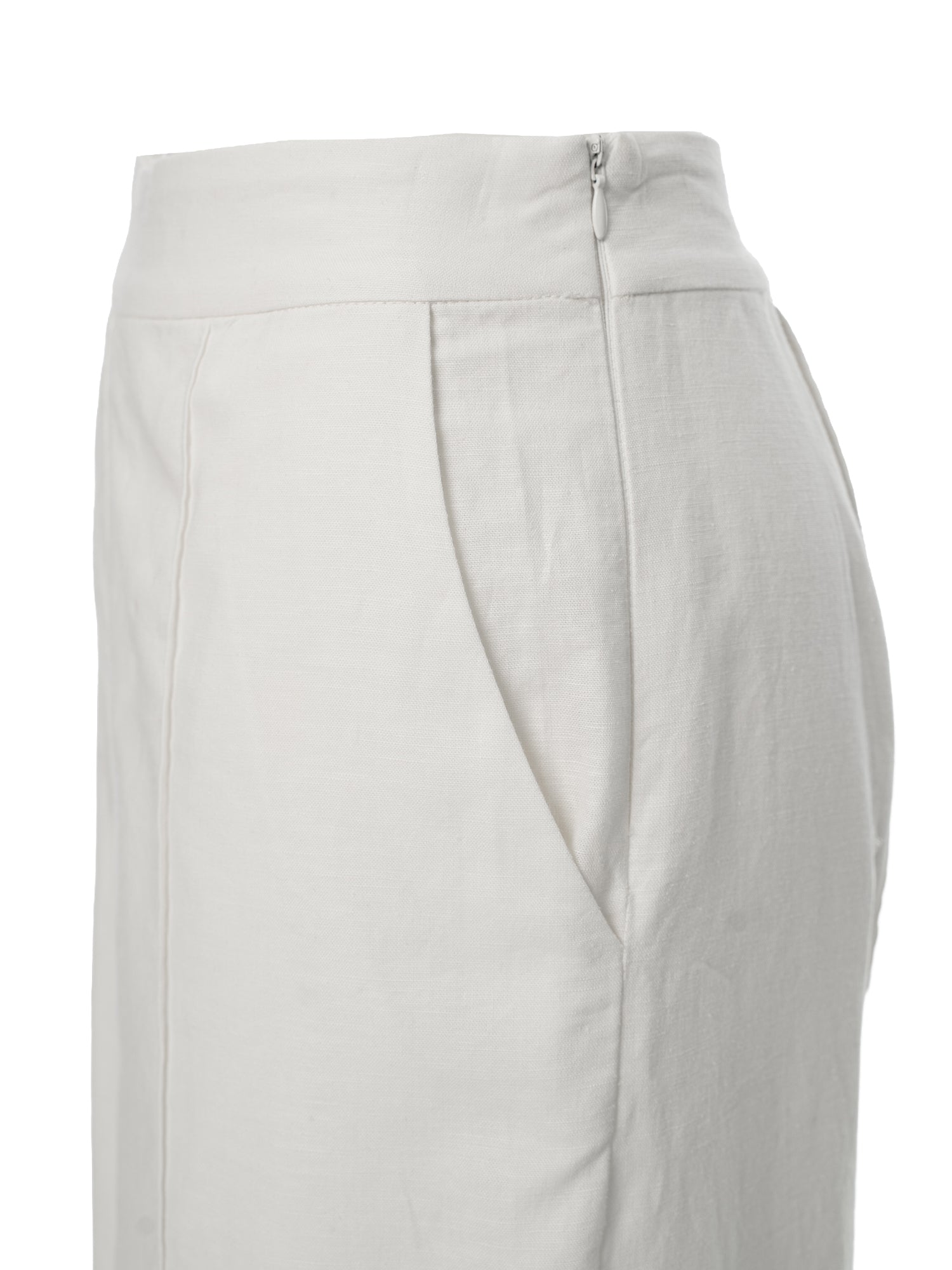 Front-Seam Wide-Leg Trouser