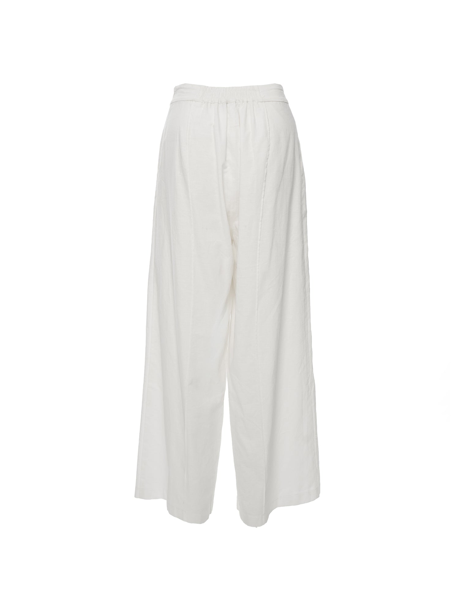 Front-Seam Wide-Leg Trouser