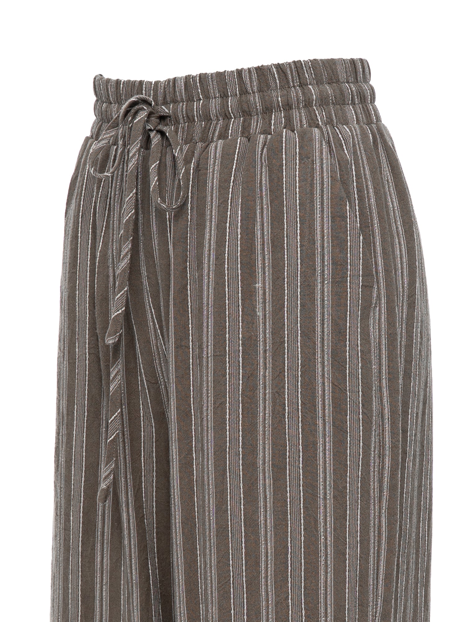 Pinstripe Drawstring Pants